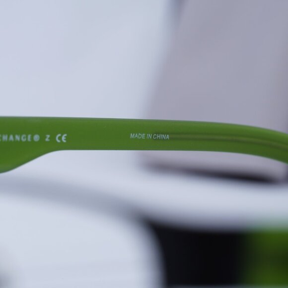 Final Price! Armani Exchange AX1012 6045 Black/Silver/Green Eyeglasses 51mm - Picture 6 of 10